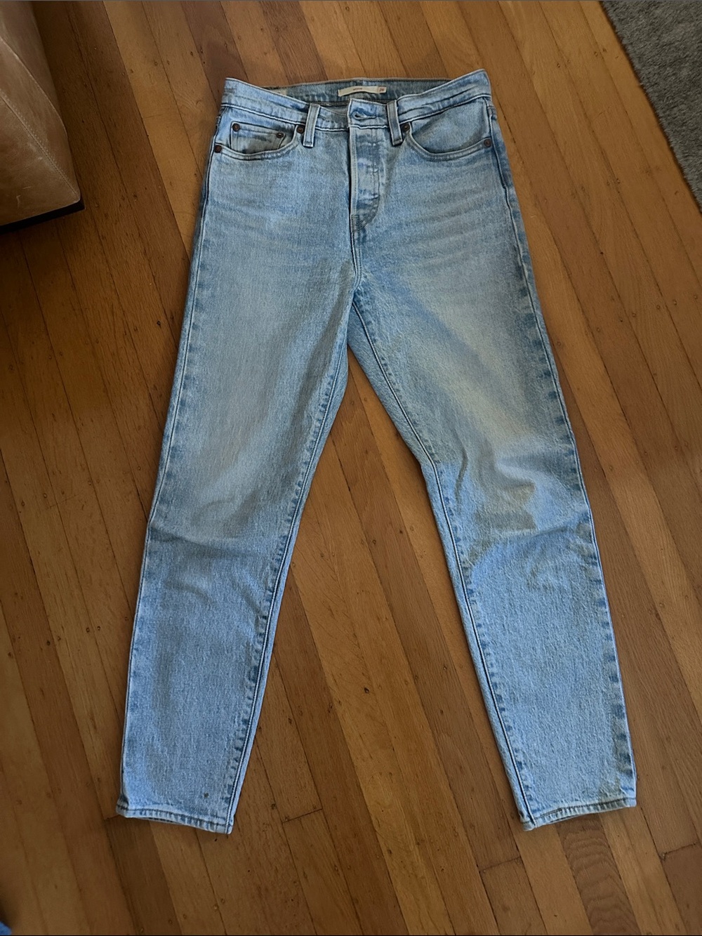 Levi's Light Blue Ankle Crop Jeans
